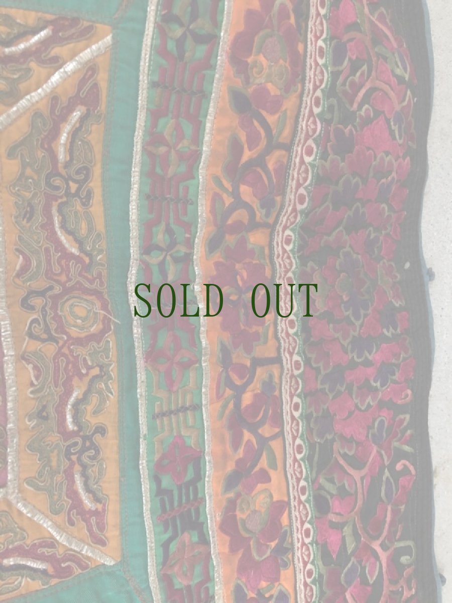 画像14: 広西チワン族自治州　侗族（dong ・トン）背帯（おんぶ布・おくるみ）　アンティーク (14)