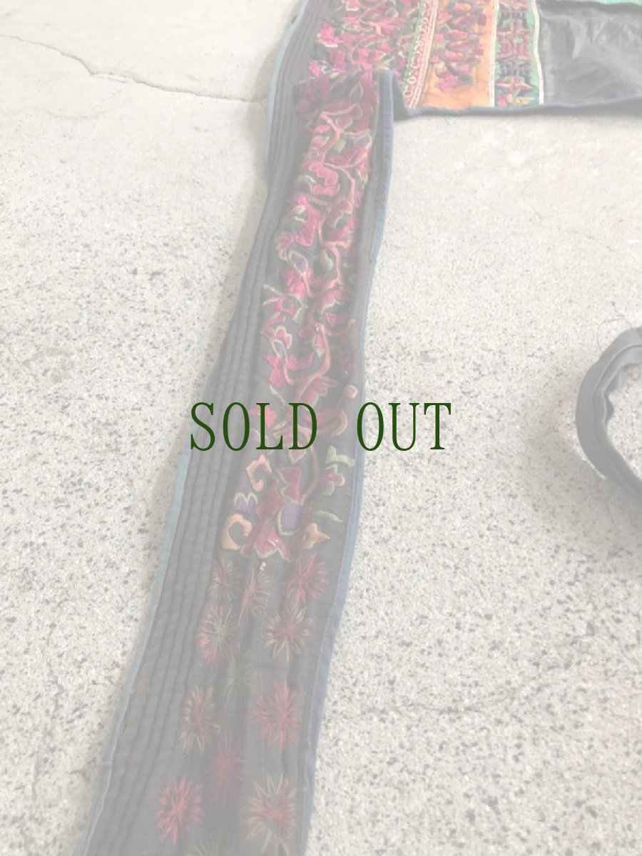 画像6: 広西チワン族自治州　侗族（dong ・トン）背帯（おんぶ布・おくるみ）　アンティーク (6)