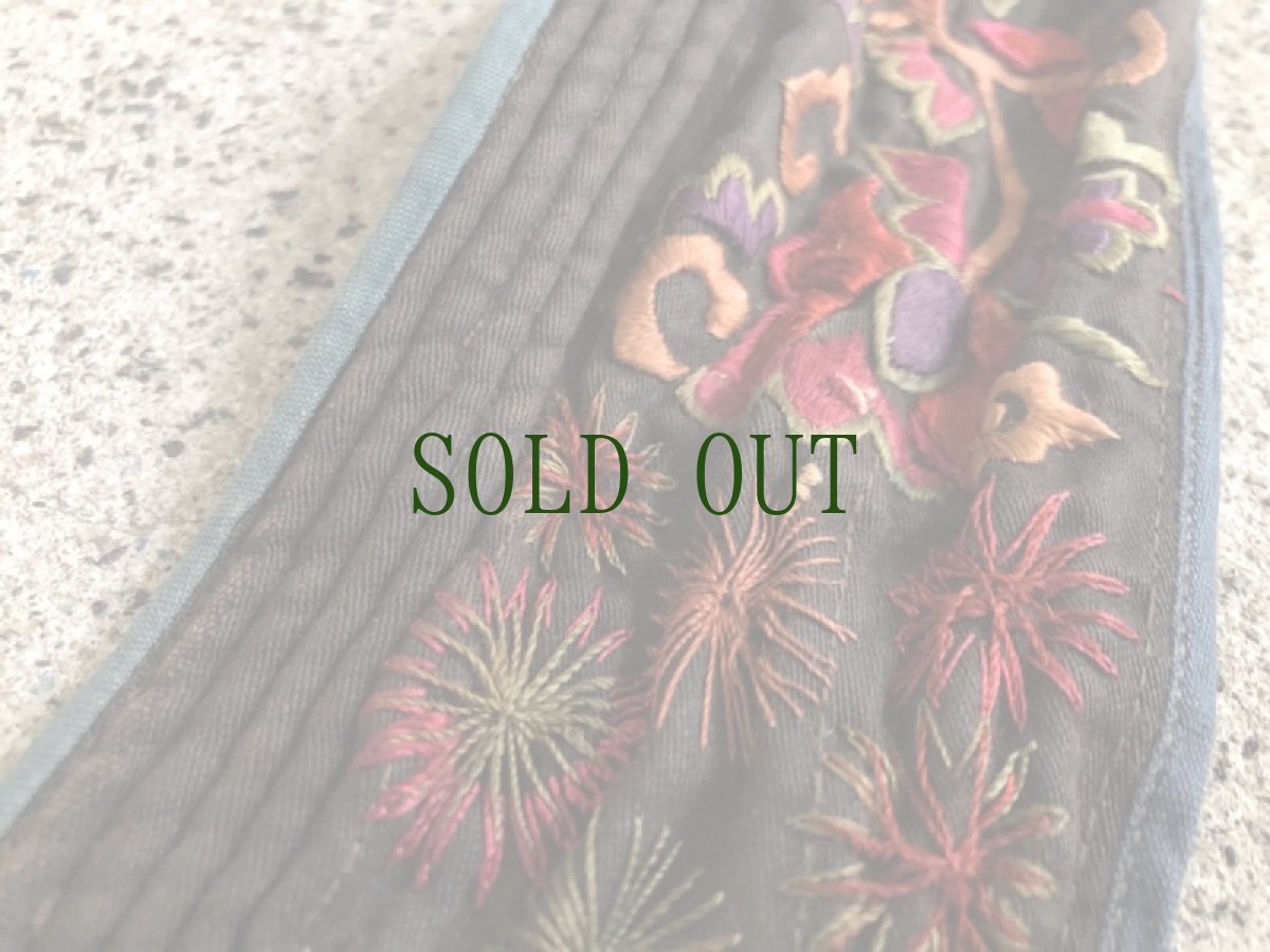 画像7: 広西チワン族自治州　侗族（dong ・トン）背帯（おんぶ布・おくるみ）　アンティーク (7)