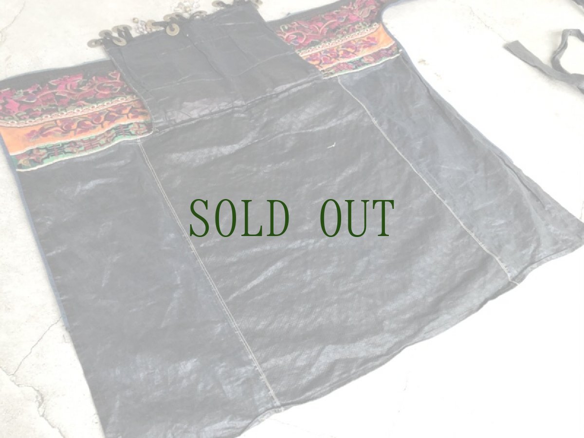 画像10: 広西チワン族自治州　侗族（dong ・トン）背帯（おんぶ布・おくるみ）　アンティーク (10)