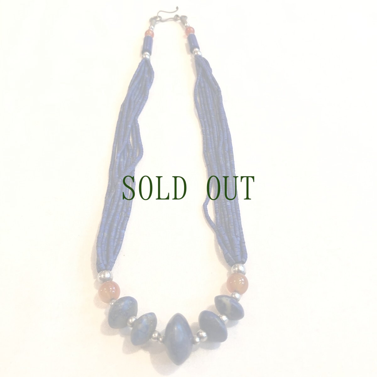 画像2: ラピスラズリ（瑠璃・青金石）のネックレス (2)