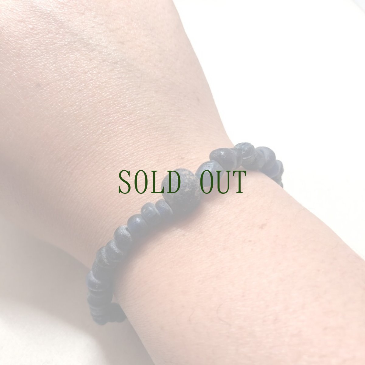 画像5: 古代ペルシャ（古代ローマン）とんぼ玉ブレスレット　（瑠璃珠） (5)