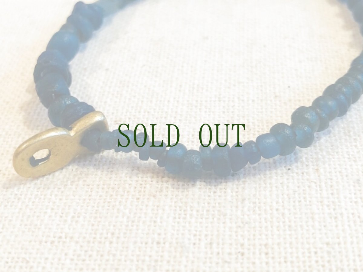 画像3: 古代ペルシャ(古代ローマン)とんぼ玉ブレスレット (瑠璃珠) (3)