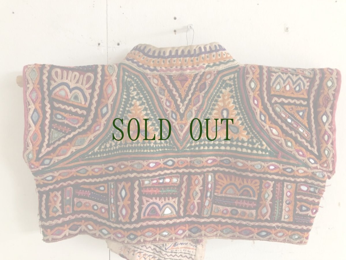 画像5: インド　グジャラート州　刺繍・ミラーワーク　壁飾り（アンティーク） (5)