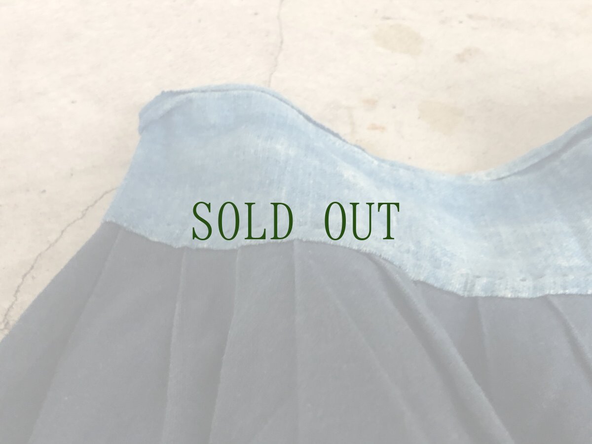 画像9: 雲南省麻栗坡县彝族（イ族）本藍染綿麻製（YI people’s traditional skirt） (9)