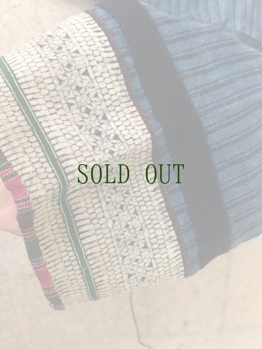 画像7: 雲南省麻栗坡县彝族（イ族）本藍染綿麻製（YI people’s traditional jacket） (7)