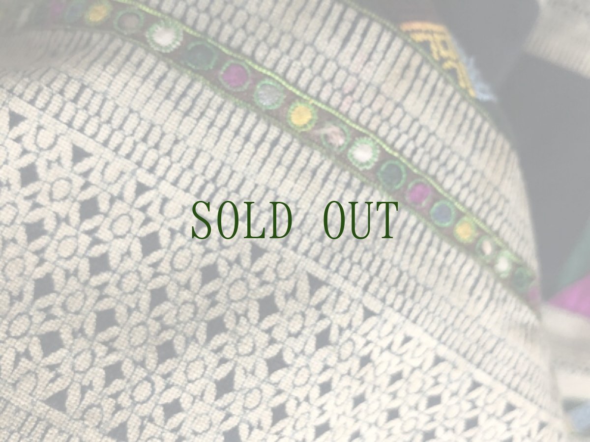 画像12: 雲南省麻栗坡县彝族（イ族）本藍染綿麻製（YI people’s traditional skirt） (12)