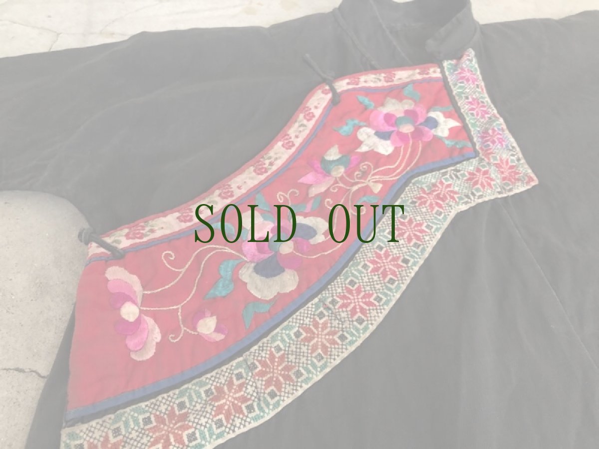 画像6: 貴州省卒節苗族(bi jie miao people)　草木染・花柄刺繍ジャケット（木綿） (6)