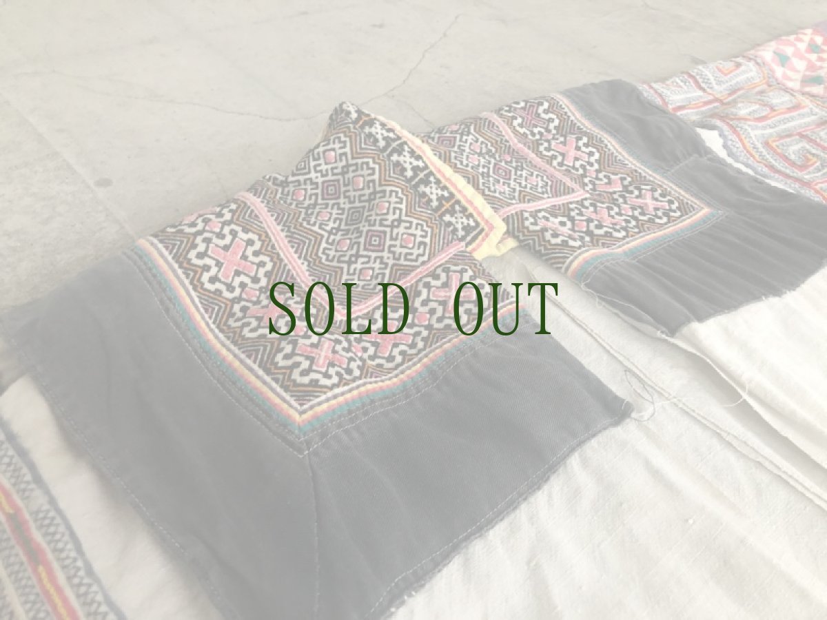 画像6: 貴州省毕节地区苗族(bi jie miao people)上衣　麻製 (6)