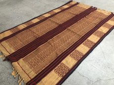 画像1: Naga tribes cotton blanket (ナガ族)　木綿・織　 (1)