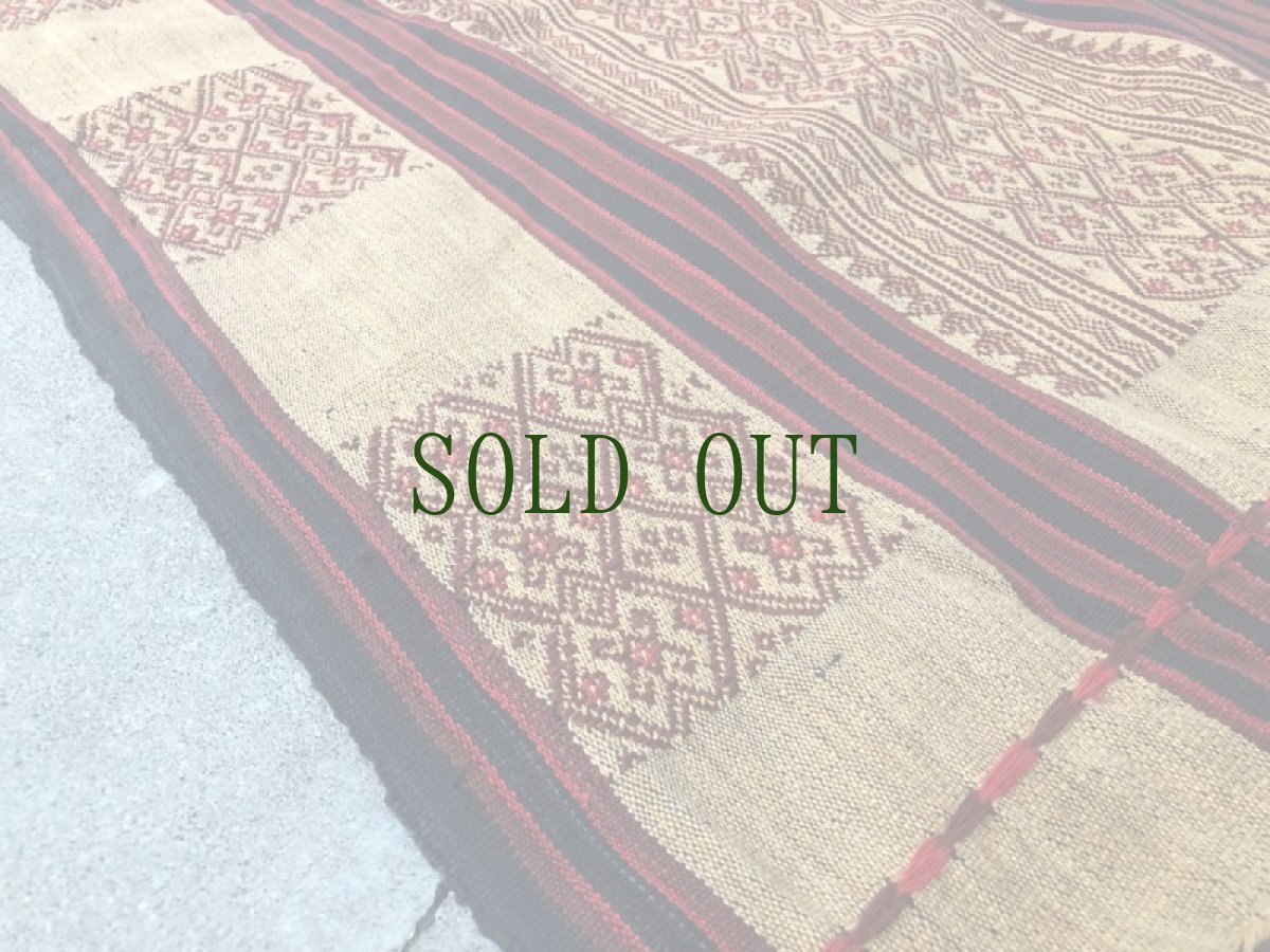 画像5: Naga tribes cotton blanket (ナガ族)　木綿・織　 (5)