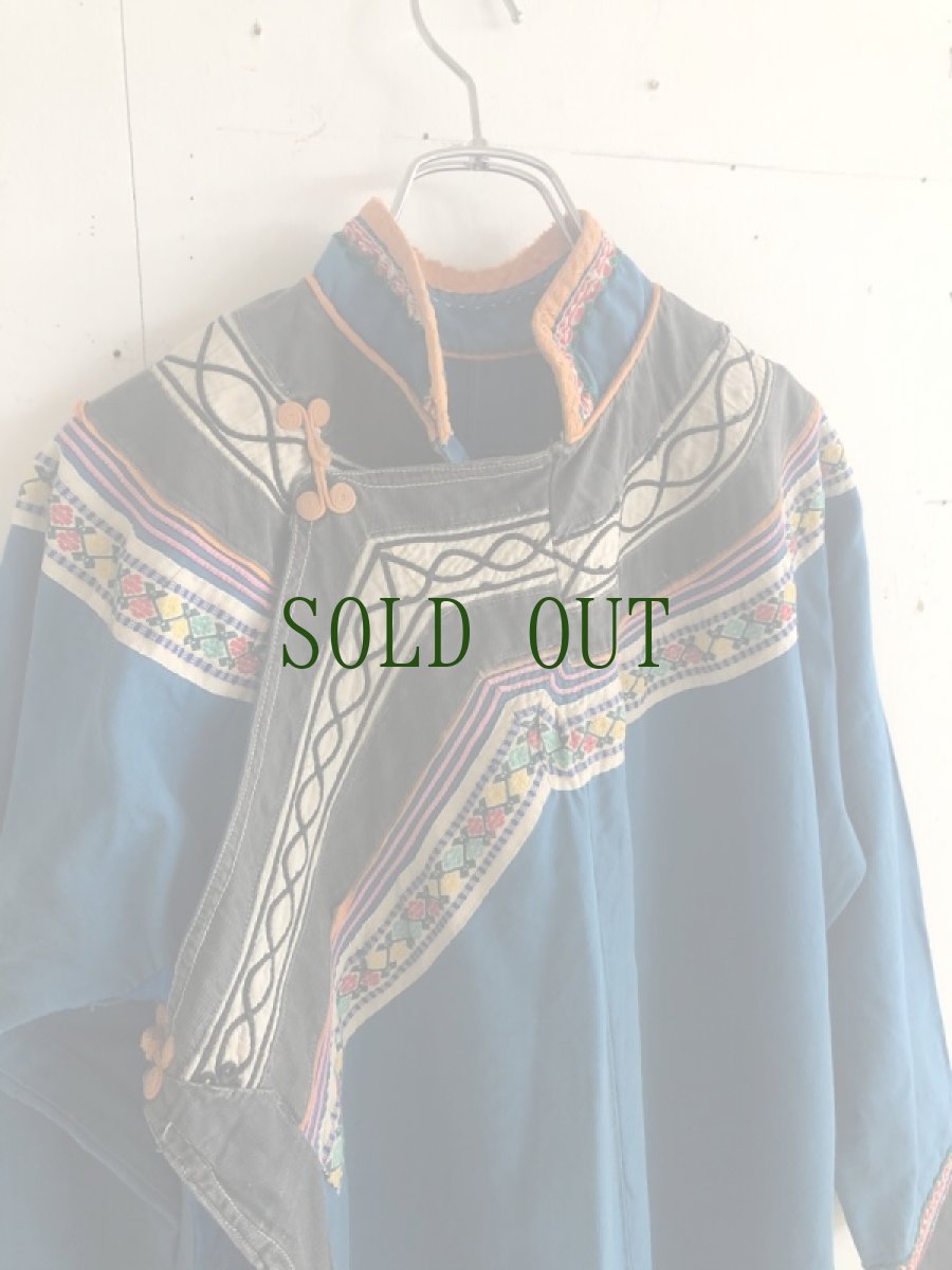 画像3: 貴州省毕节彝族（bi jie  YI people’s traditional clothing）木綿（ビンテージ） (3)