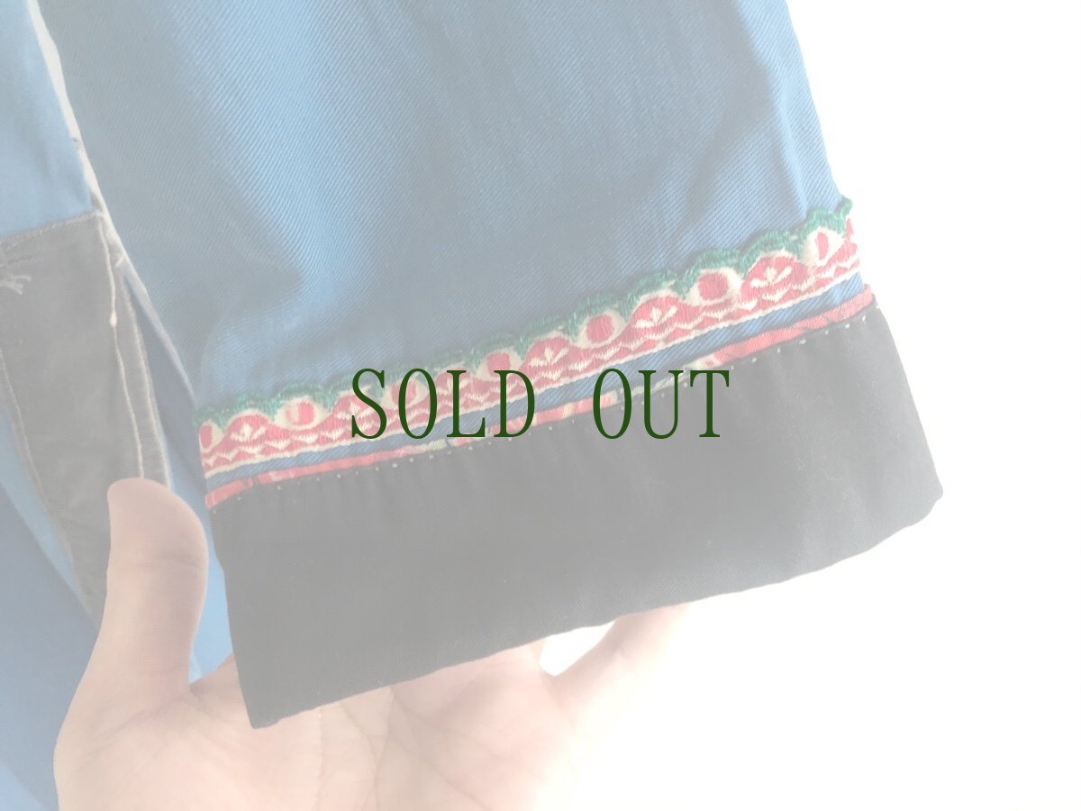 画像6: 貴州省毕节彝族（bi jie  YI people’s traditional clothing）木綿（ビンテージ） (6)