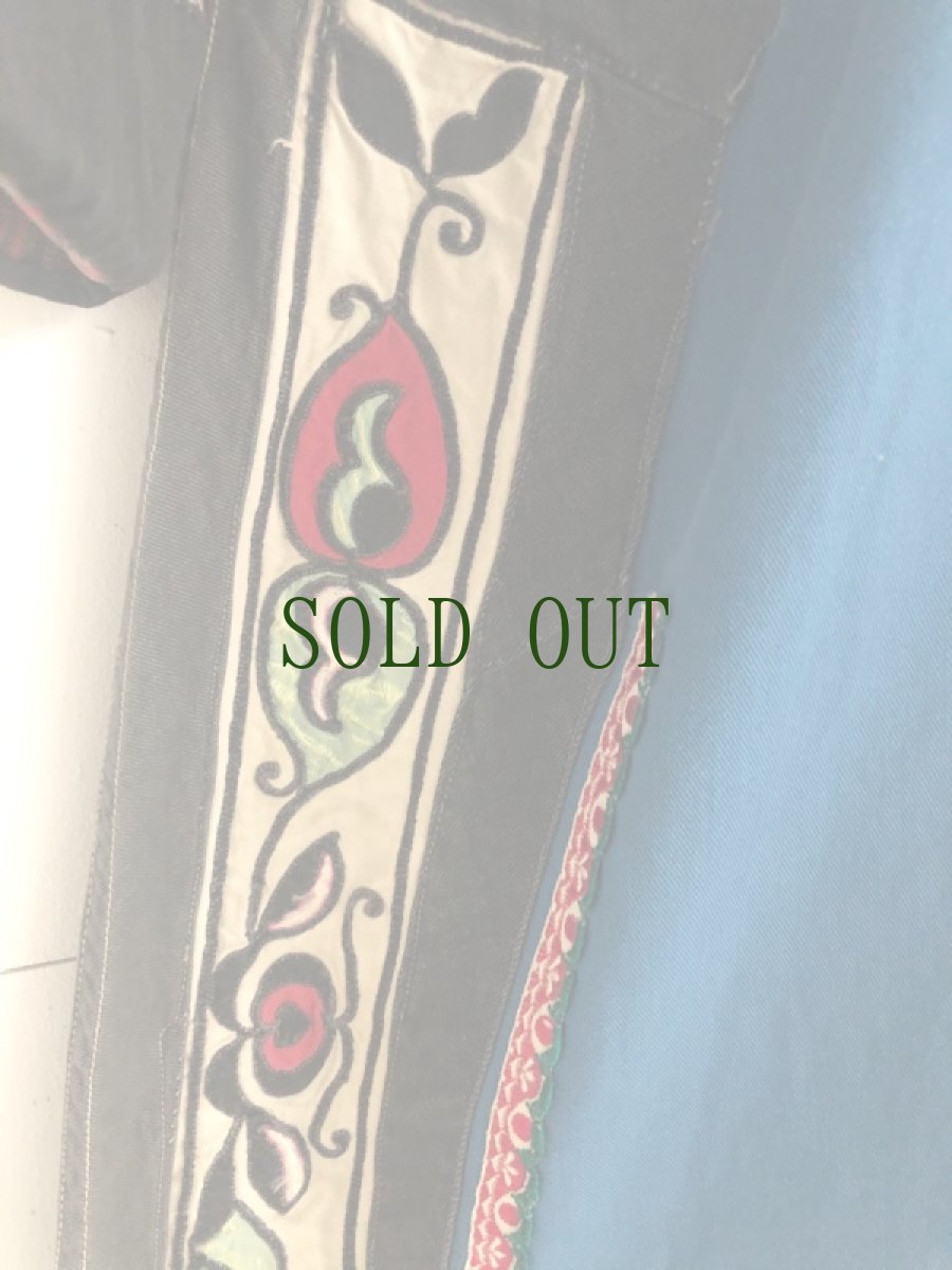 画像12: 貴州省毕节彝族（bi jie  YI people’s traditional clothing）木綿（ビンテージ） (12)