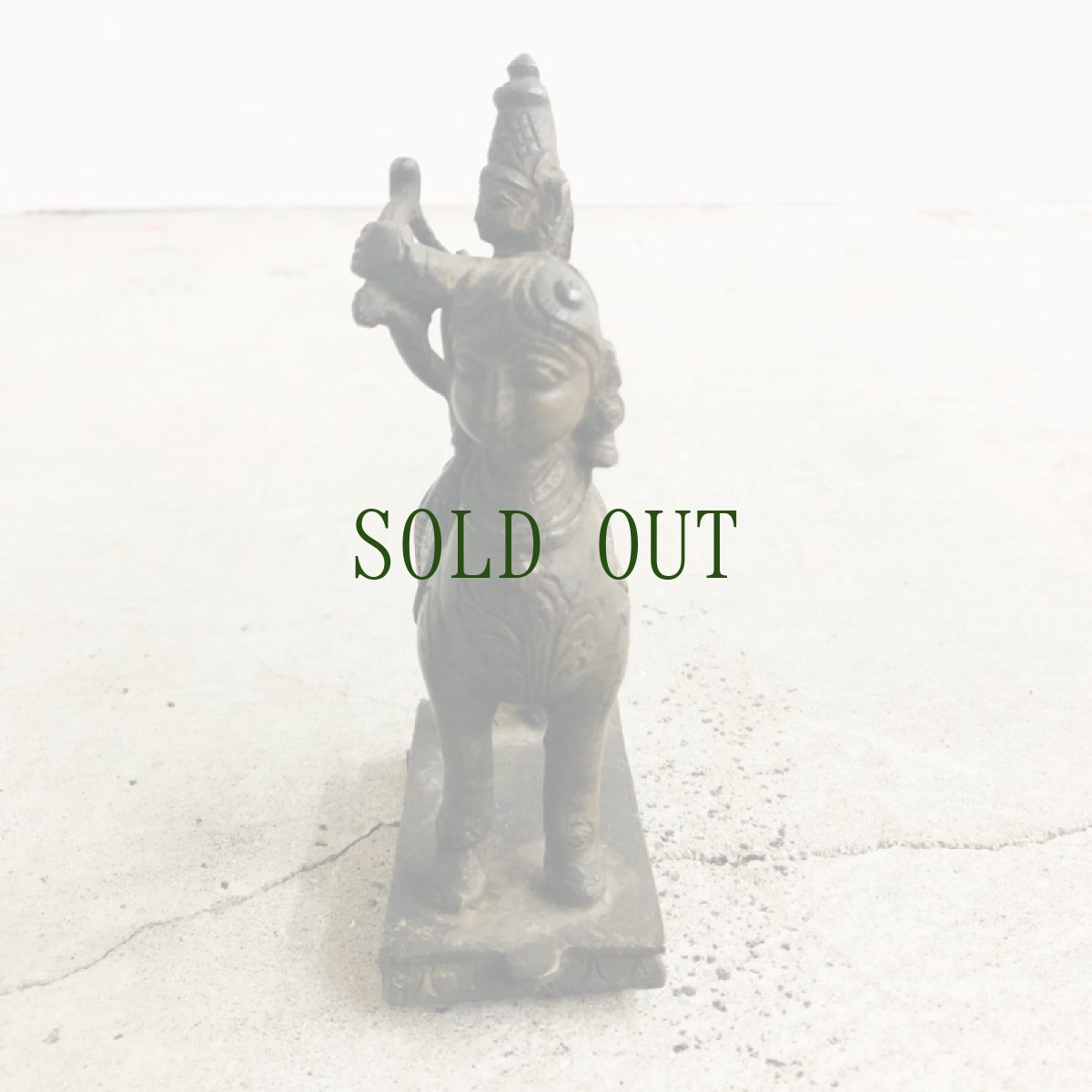 画像2: 北方系遊牧騎馬民族　銅製　人頭馬像 (2)