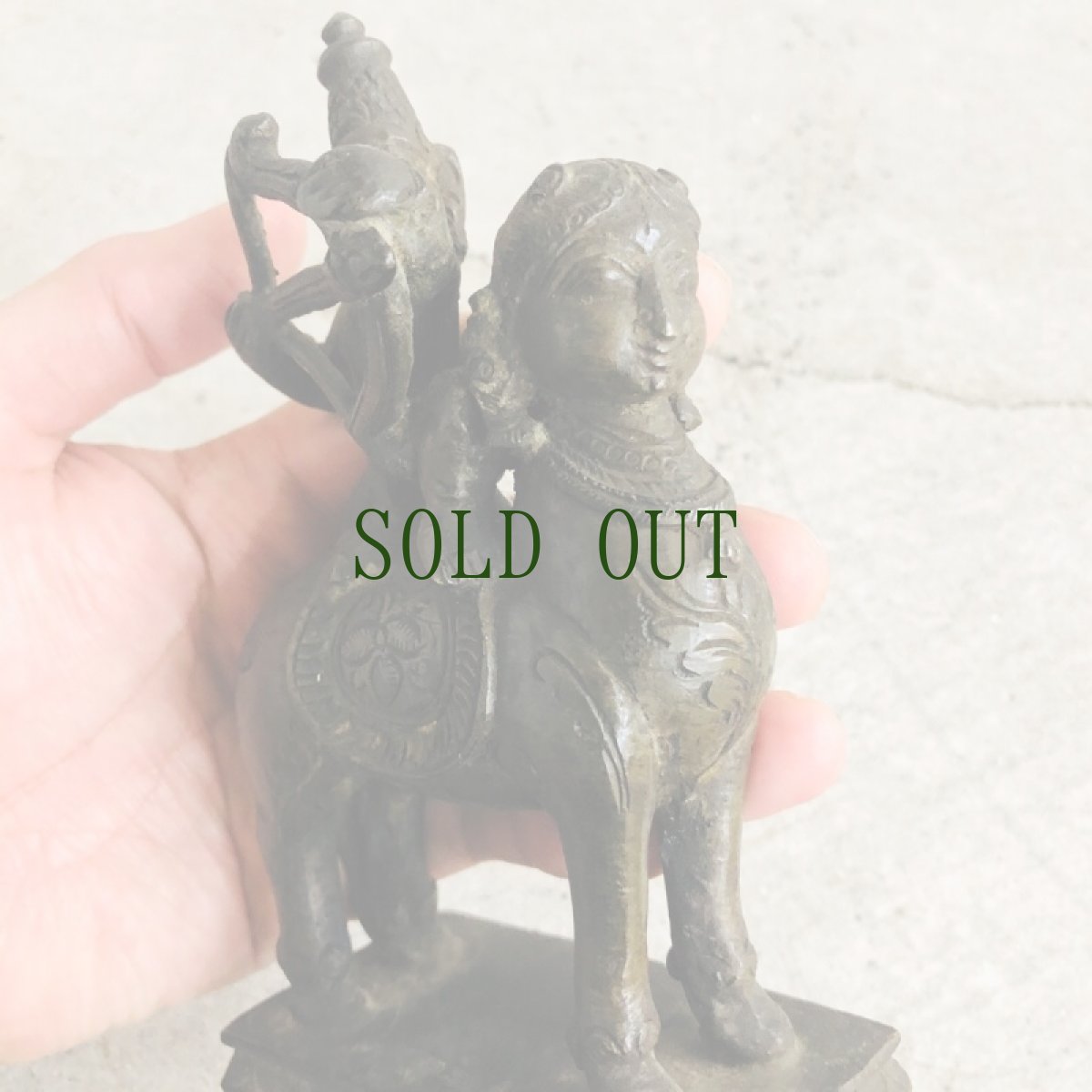 画像10: 北方系遊牧騎馬民族　銅製　人頭馬像 (10)