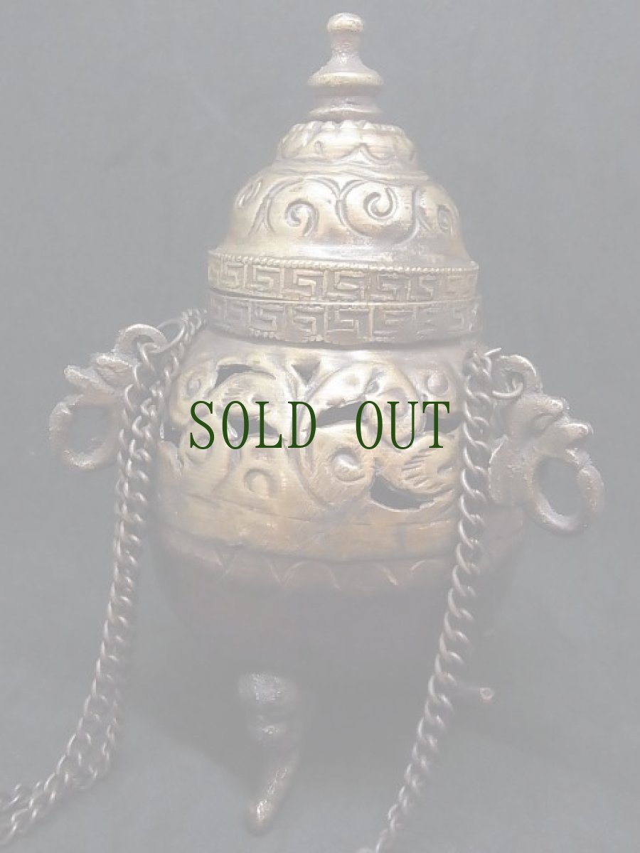 画像2: 香炉・チベット密教法具（Tibetan thurible）　 (2)