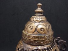画像6: 香炉・チベット密教法具（Tibetan thurible）　 (6)