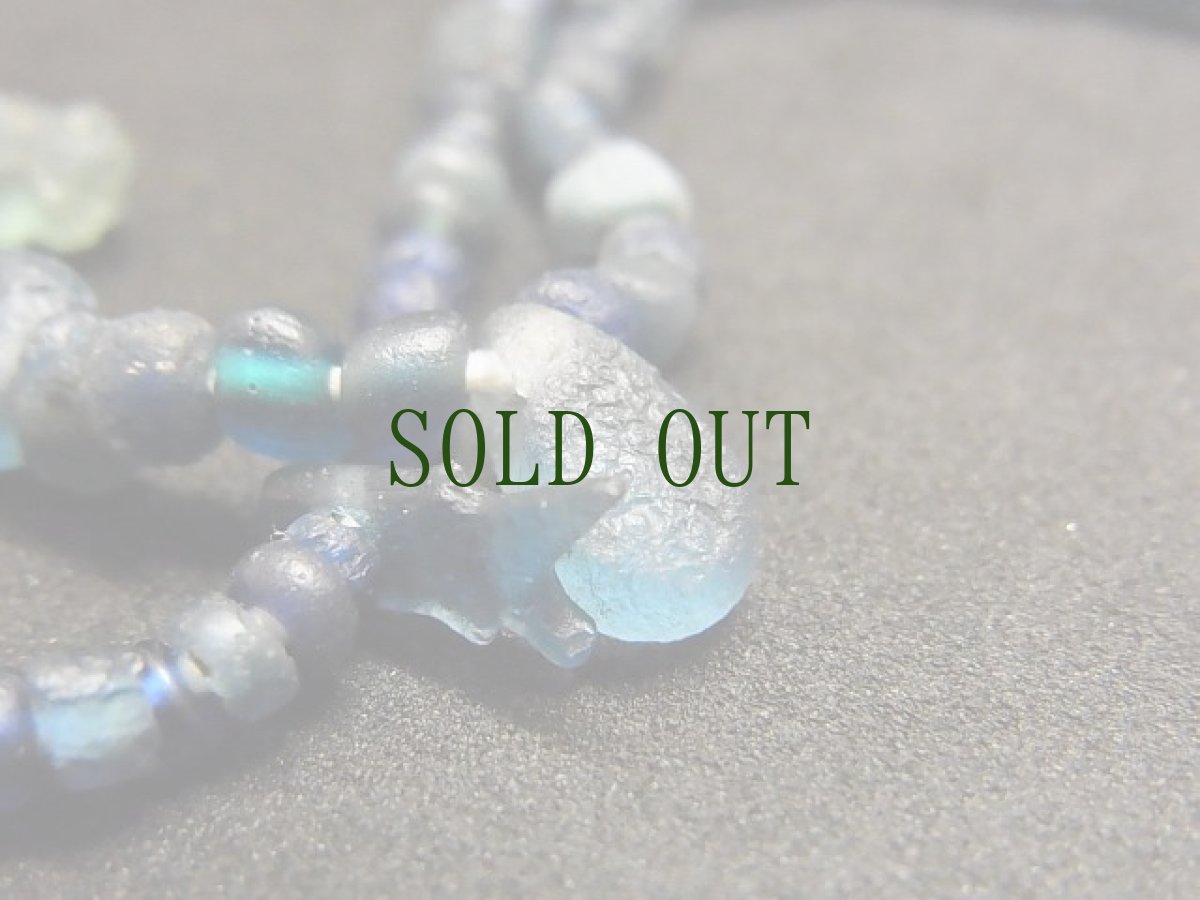 画像7: 古代ペルシャ（古代ローマン）とんぼ玉　ネックレス (7)