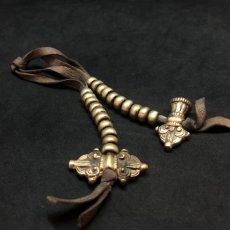 画像1: 数珠カウンター(チベット仏教法具・ティルプ)　真鍮製 (1)