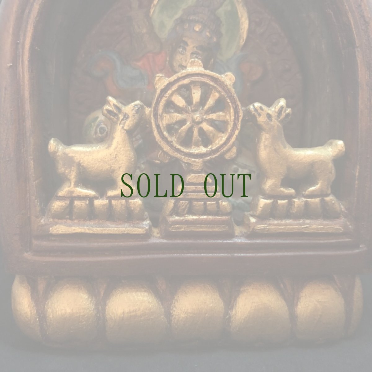 画像4: チベットの毘沙門天（Namser serchen）のツァツァ開眼仏　ガウ　　アンティーク・外モンゴル (4)