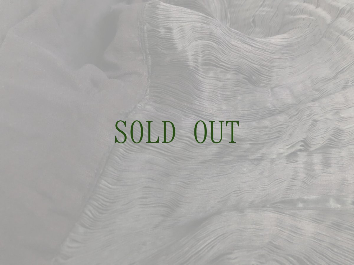 画像5: 貴州省黄平苗族(huan pin miao people)　プリーツ巻きスカート（シルク・草木染） (5)