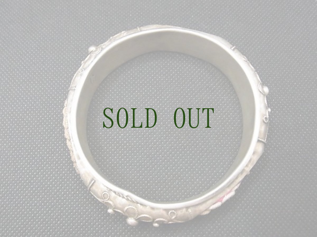 画像3: 貴州省ミャオ族の古刺繍ブレスレット(ミャオ銀) (3)