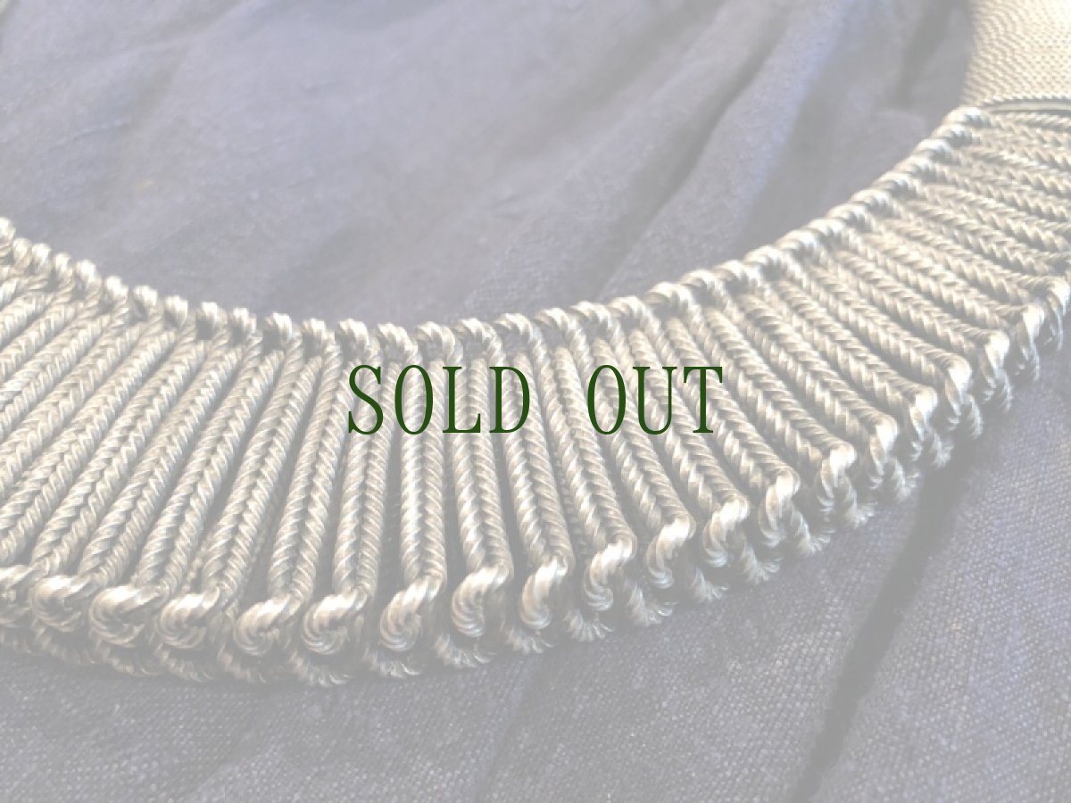 画像4: 貴州苗族のトライバル首飾り 台江県革一地区（ミャオ銀） (4)