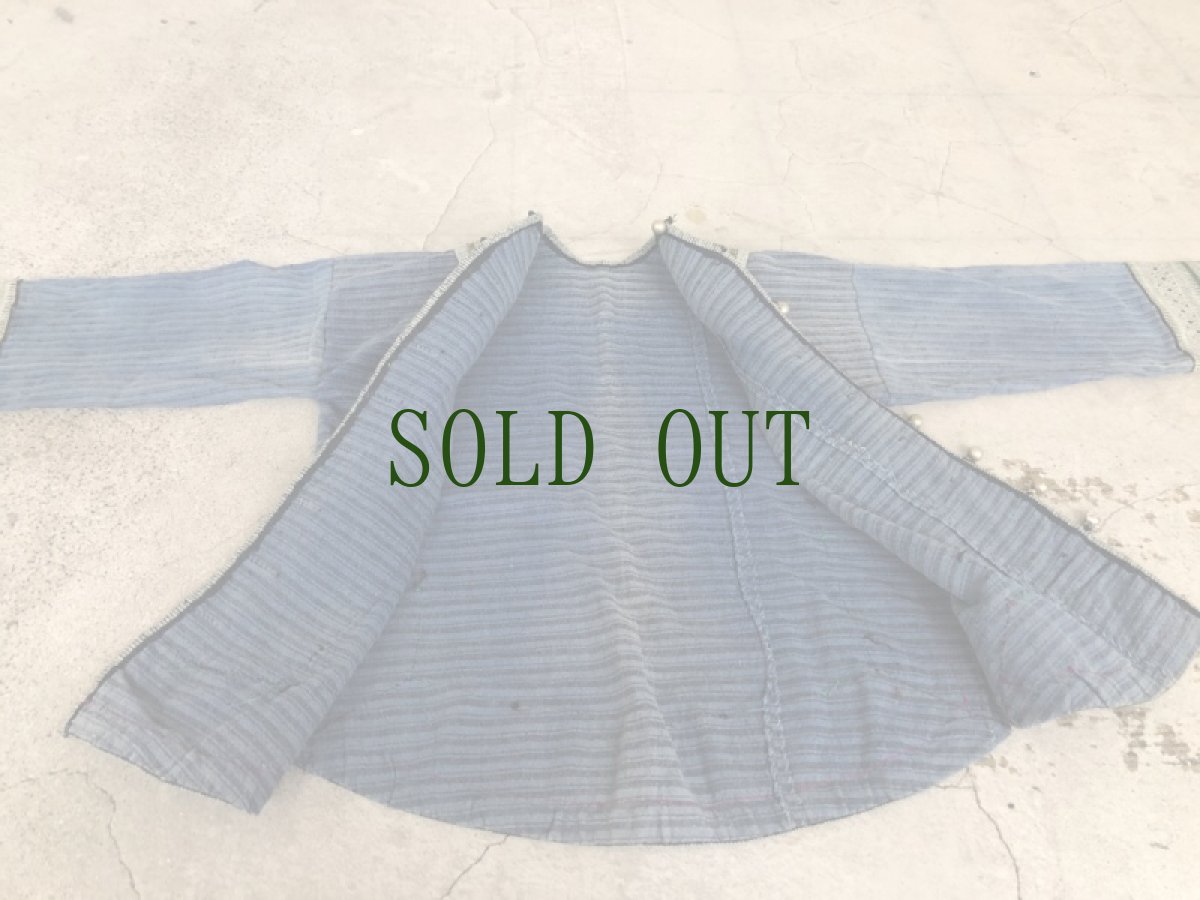 画像13: 雲南省麻栗坡县彝族（イ族）本藍染綿麻製（YI people’s traditional jacket） (13)