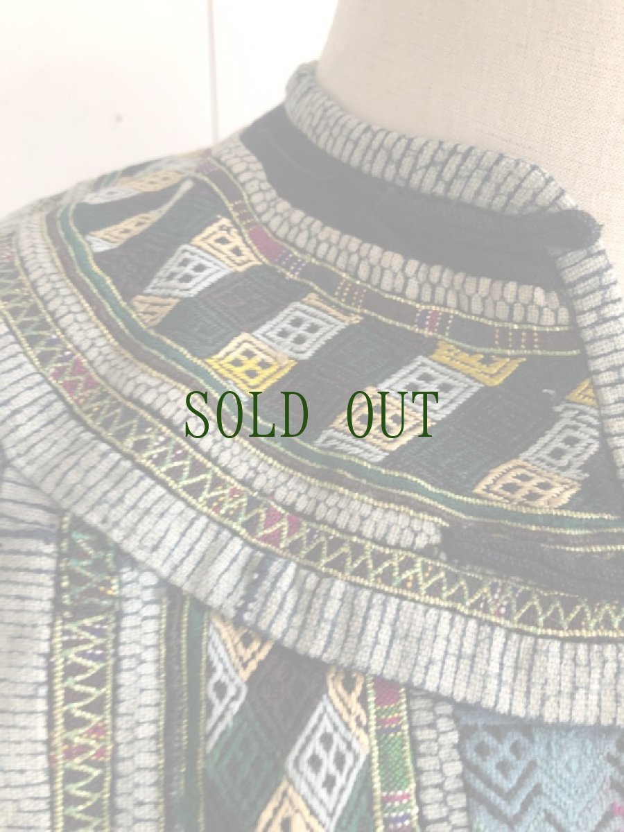 画像7: 雲南省麻栗坡县彝族（イ族）本藍染綿麻製（YI people’s traditional jacket） (7)