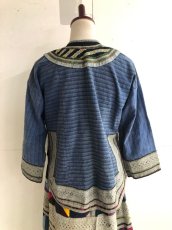 画像5: 雲南省麻栗坡县彝族（イ族）本藍染綿麻製（YI people’s traditional jacket） (5)