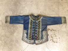 画像9: 雲南省麻栗坡县彝族（イ族）本藍染綿麻製（YI people’s traditional jacket） (9)