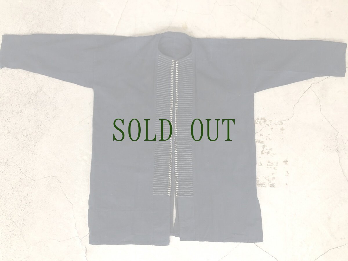 画像5: 雲南省金平県瑶族（jing ping yao）ヤオ族藍染ジャケット（綿麻製・ユニセックス）ビンテージ (5)