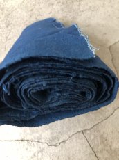 画像2: 貴州省ミャオ族　本藍染　手紬手織り木綿　反物　（約40cm×6m）　 (2)