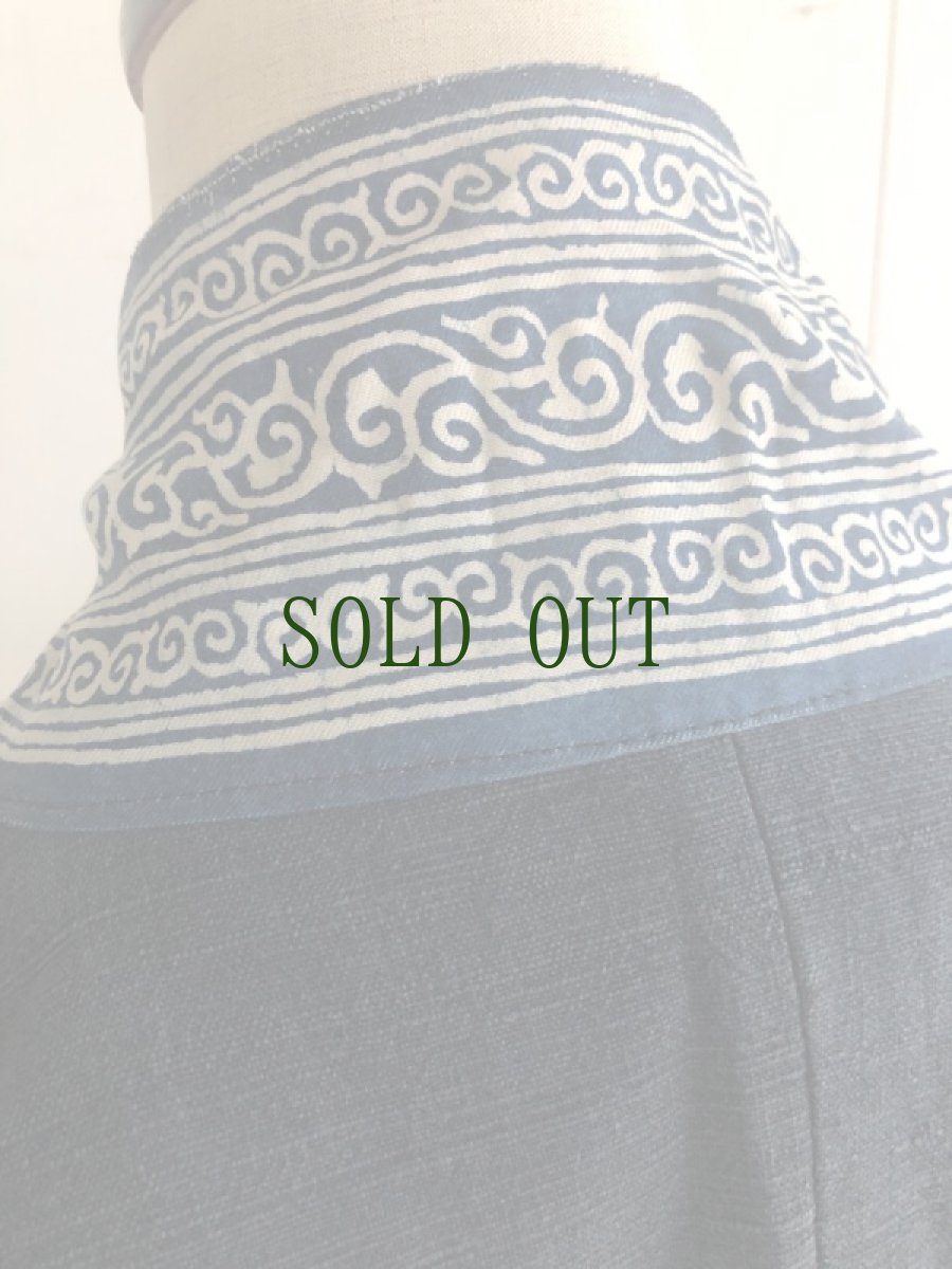 画像11: 本藍染ロング丈ジャケット　（貴州省ミャオ族　手紬手織り木綿）ドロップショルダー　 (11)