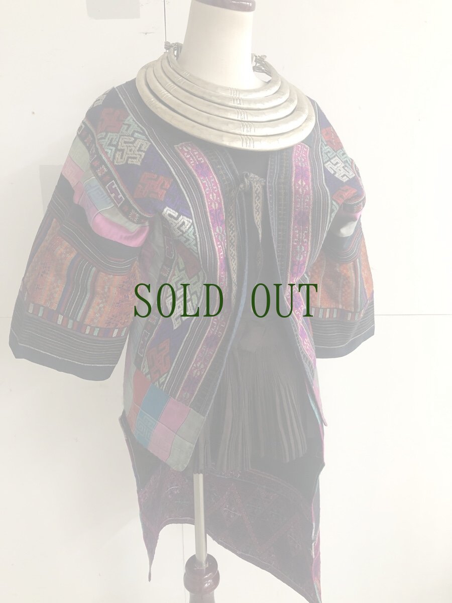 画像5: 雷山短裙苗族(大塘鎮橋港村 /ミャオ族) 民族衣裳三点一式(アンティーク) (5)