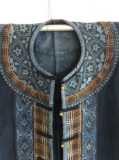 画像11: 雲南省麻栗坡县彝族（イ族）本藍染綿麻製（YI people’s traditional jacket） (11)