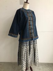 画像3: 雲南省麻栗坡县彝族（イ族）本藍染綿麻製（YI people’s traditional jacket） (3)