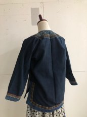 画像6: 雲南省麻栗坡县彝族（イ族）本藍染綿麻製（YI people’s traditional jacket） (6)