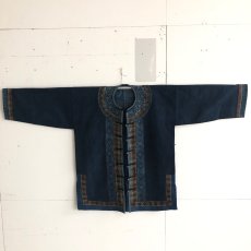 画像8: 雲南省麻栗坡县彝族（イ族）本藍染綿麻製（YI people’s traditional jacket） (8)