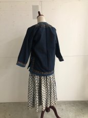 画像7: 雲南省麻栗坡县彝族（イ族）本藍染綿麻製（YI people’s traditional jacket） (7)