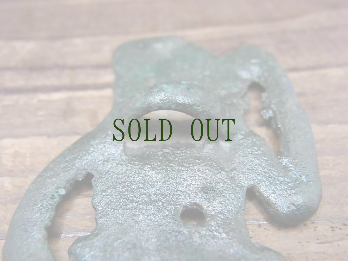 画像11: オルドス青銅器　(匈奴・スキタイ・騎馬民族)  山羊・羊　一対 (11)