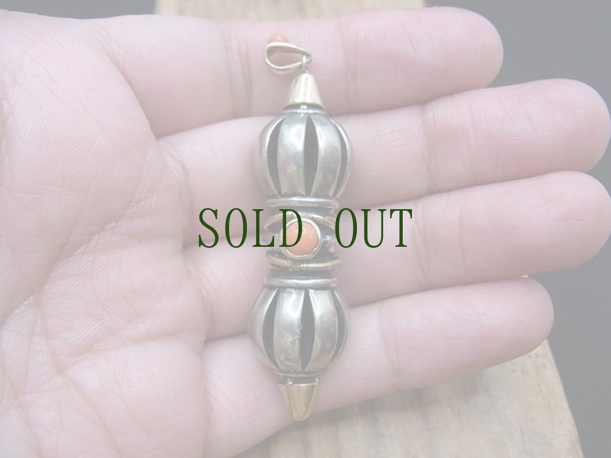 画像6: ドルジェ（Tibetan old dorje）　チベット密教法具　九鈷杵 (6)