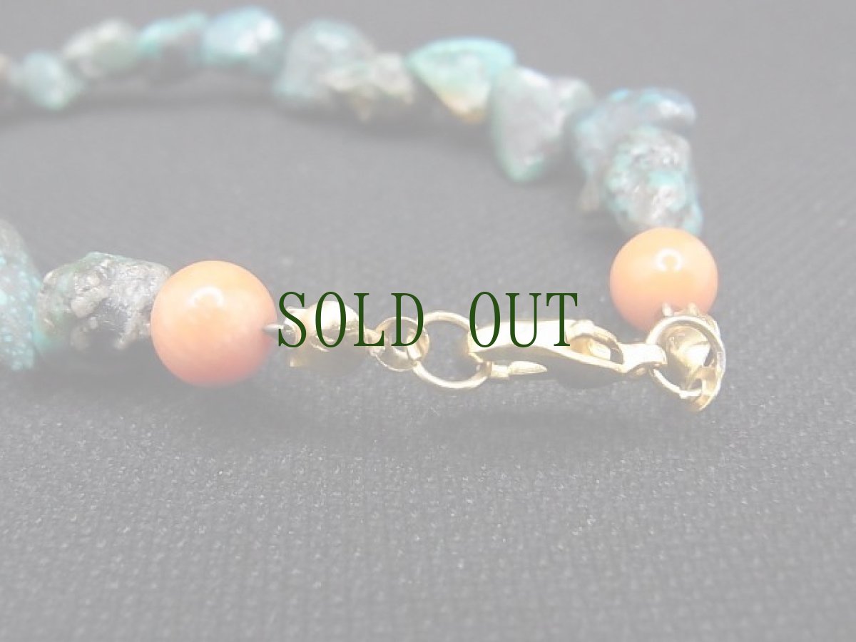 画像11: チベタン天然ターコイズ(yu)と野猪の牙の首飾り （tibetan natural turquoise）  (11)