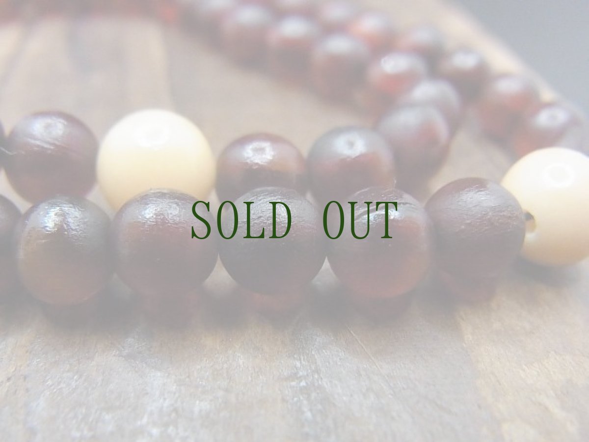 画像5: チベタン・ガゼル(羚羊角製)と菩提根の108玉念珠　 (5)