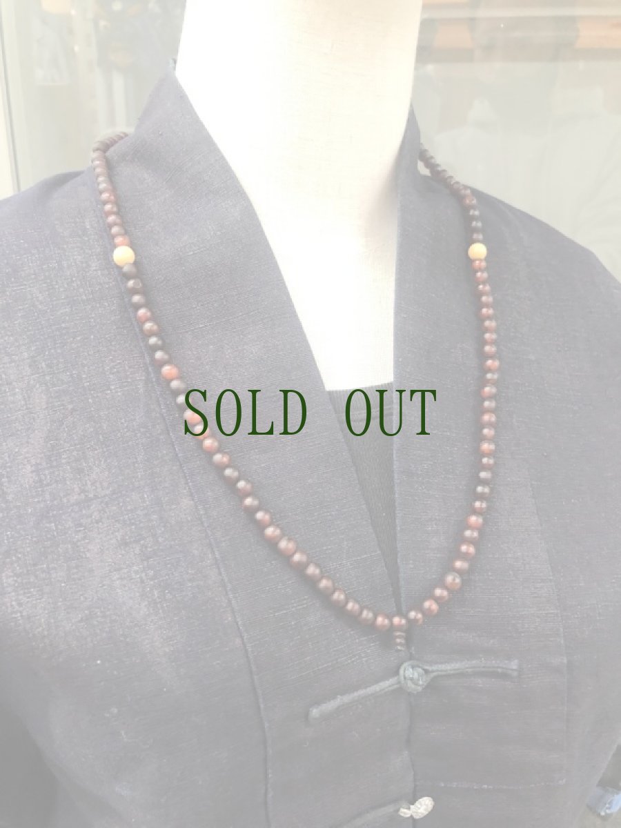 画像8: チベタン・ガゼル(羚羊角製)と菩提根の108玉念珠　 (8)