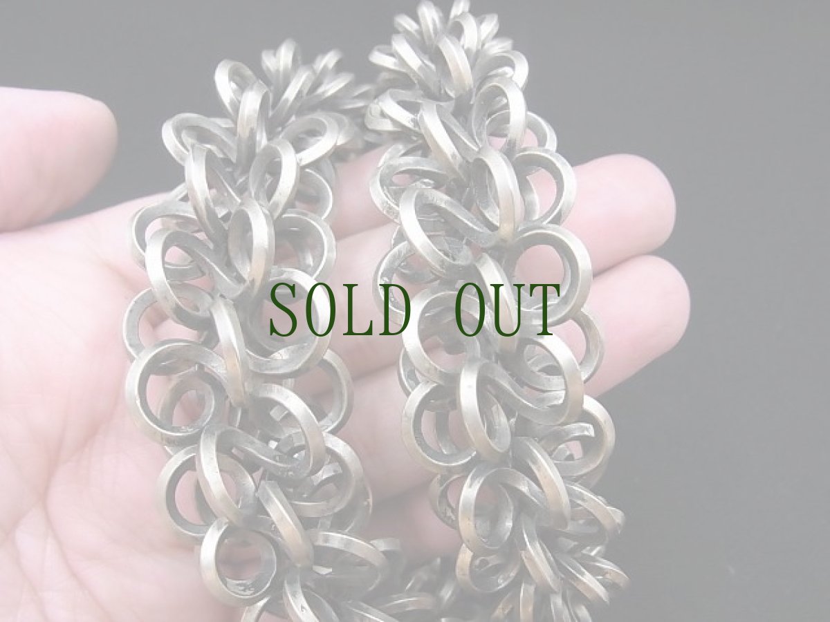 画像5: 貴州苗族のトライバルバングル 　一対売り　(雷山県西江地区・ミャオ銀) (5)