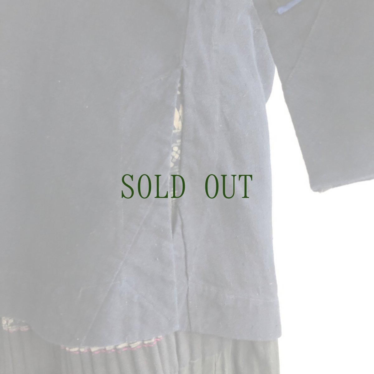 画像6: 貴州省 黔東周辺ミャオ族 　木綿・藍染 上衣（ビンテージ）　 (6)