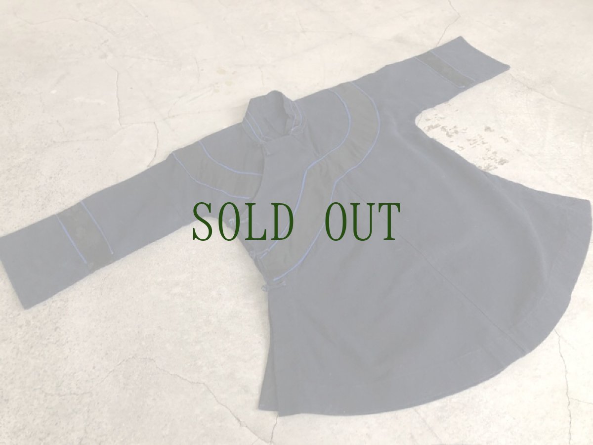 画像2: 貴州省 黔東周辺ミャオ族 　木綿・藍染 上衣（ビンテージ）　 (2)