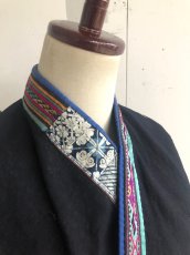 画像5: 貴州省布依族（プイ族）　刺繍・ろうけつ・藍染め　木綿ジャケット（ビンテージ） (5)